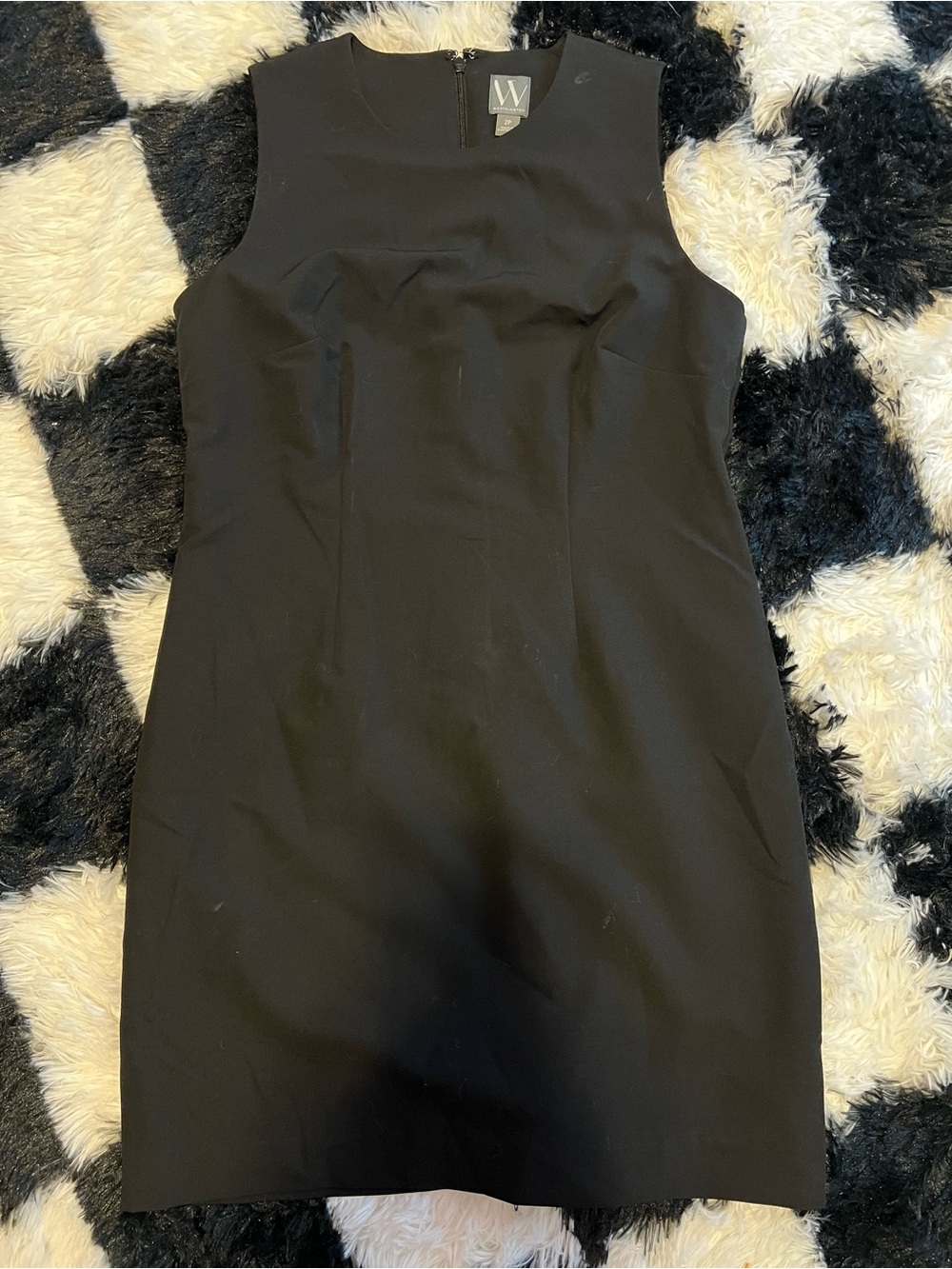 Worthington Black Sleeveless Sheath Dress